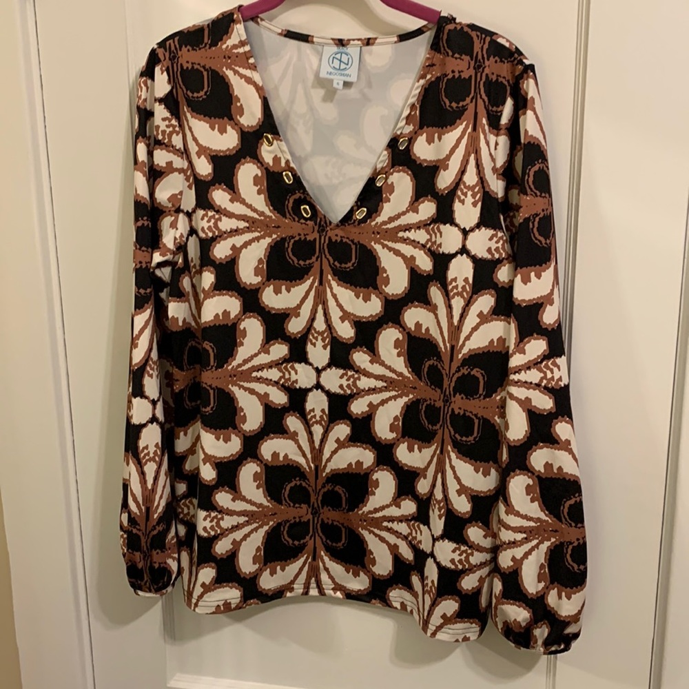 Tracy Negoshian Blouse Size Small